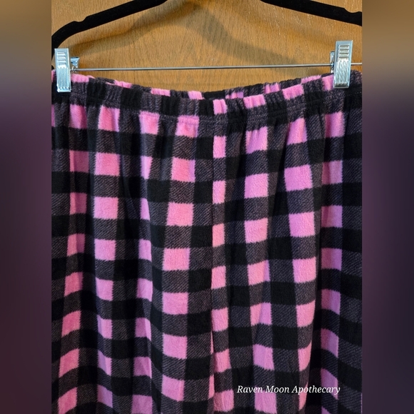 Pink and Black Checkered Pajama Pants - Picture 2 of 8